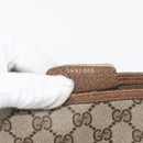 GUCCI GG Supreme Web Sherry Line Tote Bag PVC Beige Red 39 02 003 Auth 173923-12