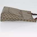 GUCCI GG Supreme Web Sherry Line Tote Bag PVC Beige Red 39 02 003 Auth 173923-3