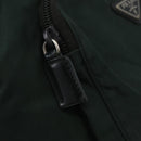PRADA Backpack Nylon Green Silver Auth 173925-19
