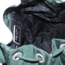 PRADA Backpack Nylon Green Silver Auth 173925-22