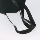 PRADA Backpack Nylon Green Silver Auth 173925-8