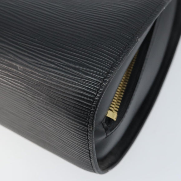 LOUIS VUITTON Epi Dauphine GM Cosmetic Pouch Black M48432 LV Auth 173926
