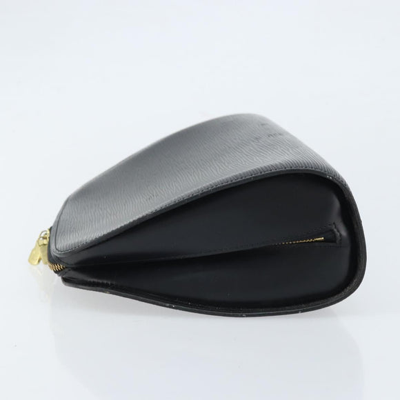 LOUIS VUITTON Epi Dauphine GM Cosmetic Pouch Black M48432 LV Auth 173926