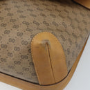 GUCCI Micro GG Supreme Shoulder Bag PVC Beige Gold Auth 173930-9