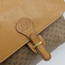 GUCCI Micro GG Supreme Shoulder Bag PVC Beige Gold Auth 173930-17