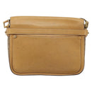 GUCCI Micro GG Supreme Shoulder Bag PVC Beige Gold Auth 173930-2