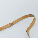 GUCCI Micro GG Supreme Shoulder Bag PVC Beige Gold Auth 173930-8