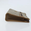 GUCCI GG Plus Supreme Clutch Bag PVC Beige Gold Auth 173932-3