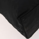 PRADA Boston Bag Nylon Black Silver Auth 173934-15