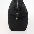 PRADA Boston Bag Nylon Black Silver Auth 173934-4