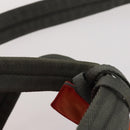 PRADA Sports Boston Bag Nylon 2way Orange Silver Auth 173935-15