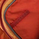PRADA Sports Boston Bag Nylon 2way Orange Silver Auth 173935-21