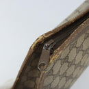 GUCCI GG Supreme Clutch Bag PVC Beige Gold 97 01 038 Auth 173939-8