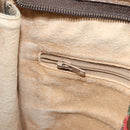 GUCCI GG Supreme Clutch Bag PVC Beige Gold 97 01 038 Auth 173939-20