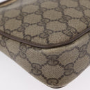 GUCCI GG Supreme Shoulder Bag PVC Beige Gold 97 02 068 Auth 173940-10