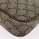 GUCCI GG Supreme Shoulder Bag PVC Beige Gold 97 02 068 Auth 173940-13