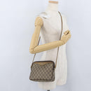 GUCCI GG Supreme Shoulder Bag PVC Beige Gold 97 02 068 Auth 173940-21