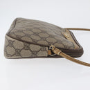GUCCI GG Supreme Shoulder Bag PVC Beige Gold 97 02 068 Auth 173940-4