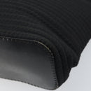 GUCCI Bamboo Hand Bag Canvas Black Silver 000 1998 0540 Auth 173942-15