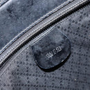 GUCCI Bamboo Hand Bag Canvas Black Silver 000 1998 0540 Auth 173942-17