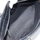 GUCCI Bamboo Hand Bag Canvas Black Silver 000 1998 0540 Auth 173942-11