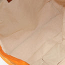 GUCCI GG Canvas Tote Bag Nylon Orange 282439 Auth 173944-11
