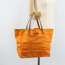 GUCCI GG Canvas Tote Bag Nylon Orange 282439 Auth 173944-22