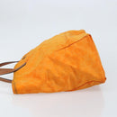 GUCCI GG Canvas Tote Bag Nylon Orange 282439 Auth 173944-4