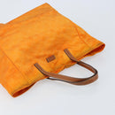 GUCCI GG Canvas Tote Bag Nylon Orange 282439 Auth 173944-6