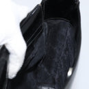 GUCCI Shoulder Bag Patent leather Black Silver 000 0506 Auth 173947-18