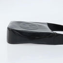 GUCCI Shoulder Bag Patent leather Black Silver 000 0506 Auth 173947-3