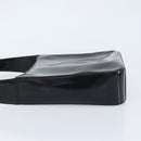 GUCCI Shoulder Bag Patent leather Black Silver 000 0506 Auth 173947-4