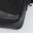 GUCCI GG Canvas Clutch Bag Black Gold 018 3754 3642 Auth 173949-10