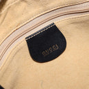 GUCCI GG Canvas Clutch Bag Black Gold 018 3754 3642 Auth 173949-14