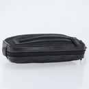 GUCCI GG Canvas Clutch Bag Black Gold 018 3754 3642 Auth 173949-6
