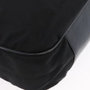 GUCCI Bamboo Shoulder Bag Nylon Black Silver 001 1577 Auth 173951-9