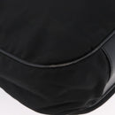 GUCCI Bamboo Shoulder Bag Nylon Black Silver 001 1577 Auth 173951-15