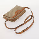CELINE Macadam Canvas Shoulder Bag PVC Leather 2 Set Beige Auth 173954-13