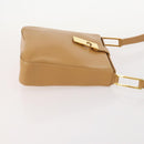 GIVENCHY Fendi Cartier Zucchino Canvas Bag Leather 3 Set Bordeaux Auth 173955-11