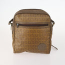 GIVENCHY Fendi Cartier Zucchino Canvas Bag Leather 3 Set Bordeaux Auth 173955-2