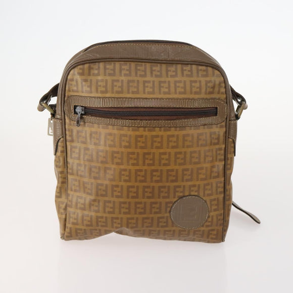 GIVENCHY Fendi Cartier Zucchino Canvas Bag Leather 3 Set Bordeaux Auth 173955