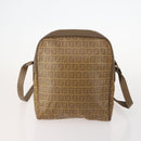 GIVENCHY Fendi Cartier Zucchino Canvas Bag Leather 3 Set Bordeaux Auth 173955-3