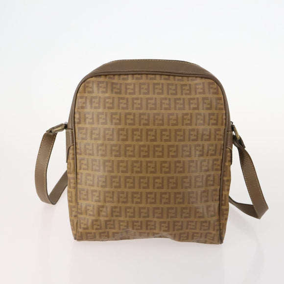 GIVENCHY Fendi Cartier Zucchino Canvas Bag Leather 3 Set Bordeaux Auth 173955