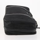 PRADA Boston Bag Nylon Black Silver Auth 173960A-3