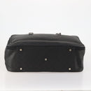 GUCCI GG Canvas Boston Bag Black Silver Auth 173961-10