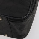GUCCI GG Canvas Boston Bag Black Silver Auth 173961-11