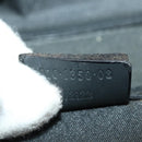 GUCCI GG Canvas Boston Bag Black Silver Auth 173961-25