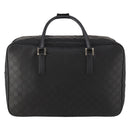 GUCCI GG Canvas Boston Bag Black Silver Auth 173961-3