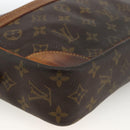 LOUIS VUITTON Monogram Compiegne 28 Clutch Bag M51845 LV Auth 173963-14