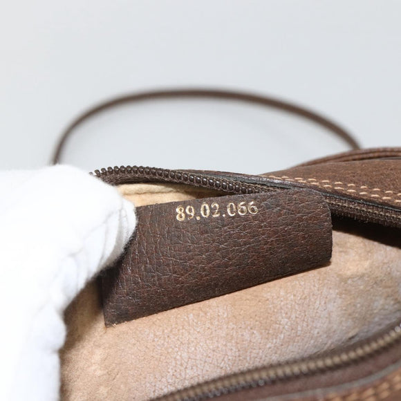 GUCCI GG Supreme Web Sherry Line Bag PVC Beige Gold 89 02 066 Auth 173966